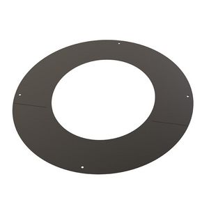 DW Ø250mm Rozet 2 delig 30-45° zwart