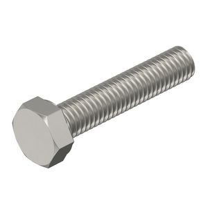 Zeskantbout M6x30mm rvs blank delt VVE=100