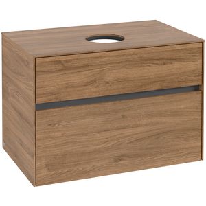 Wastafelonderkast Collaro 800x548x500mm Oak Kansas C03700RH