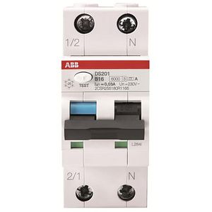 Aardlekautomaat 1P+N B kar 16,A 30mA 6kA VVE=48