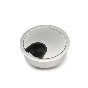 Bureaudoorvoer zamak 60mm chroom glans