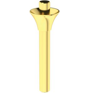Douche-arm hoofddouche 55x55x180mm brushed gold La Dolce Vita