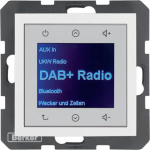 Radio Touch DAB+ Bluetooth berker S.1/B.3/B.7 polar wit glans