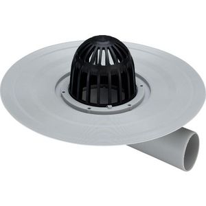 Balkon- En Terrasafvoeren 50 kunststof/grijs 49452-289379