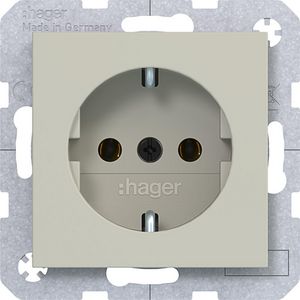 SCHUKO-wandcontactdoos schroef lift klemmen A.x/C.x pebble mat