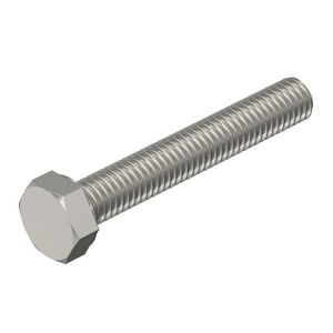 Zeskantbout M6x40mm rvs blank delt VVE=100