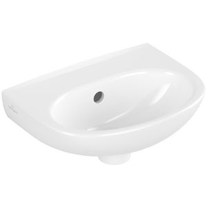 O.Novo fontein 360mm wit zonder kraangat (met voorgestoken kraangaten)