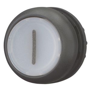 Signaaldrukknop vlak wit I terugverend M22S-DL-W-X1 VVE=10