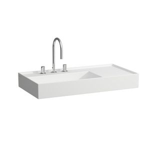 Wast. sAPhirkeramik afleg rechts 900x460mm m. kr.g. z.overl.