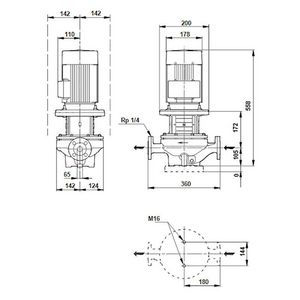 Inlinepomp TP 65-90/4-A-F-A-BQQE 400Y 50HZ