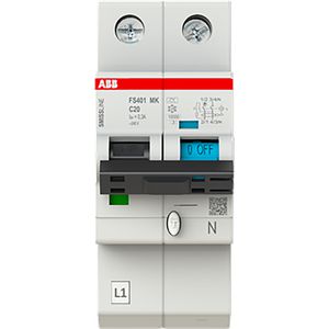 Aardlekbev.+overstroombeveiliging B Kar 20A 300mA 10kA 1P+Be