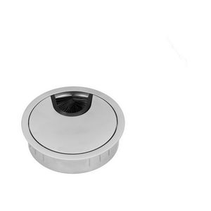 Bureaudoorvoer zamak 80mm chroom mat