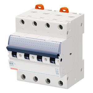INSTALLATIEAUTOMAAT 4P B-KAR 16A 10KA 4-MODULE - SERIE MT100