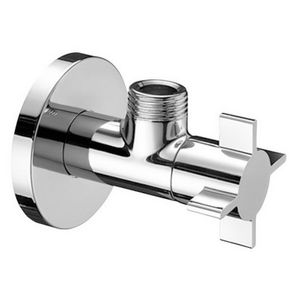 Hoekregelkraan 4WING1/2"x1/2" z.klemschroefkoppeling chroom