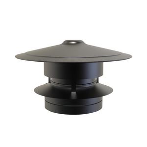 DW Ø250mm Trekkap antivalwind zwart