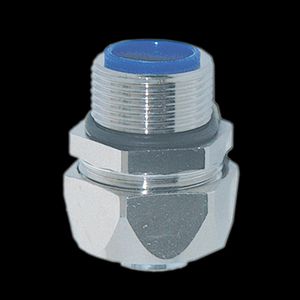 Metalen connector recht PG btn schroefdraad 1/2 PG16 VVE=25