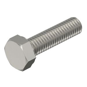 Zeskantbout M8x30mm rvs blank delt VVE=100