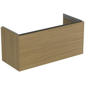 conca wastafelmeubel 1200x505x555mm m 2 laden light oak T457