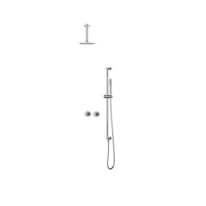 Afbouwdeel regendouche IVY combiset Nexus 3 inbouwthermostaat chroom CSN3EXCRAABB excl. inbouwbox