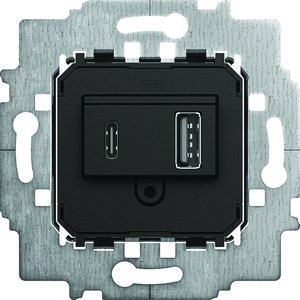 USB-A + USB-C netvoedingssokkel 3000mA
