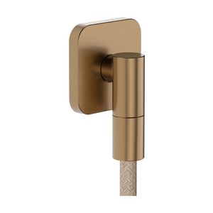 Muuraansluitbocht FixFit Fine Q Brushed Bronze