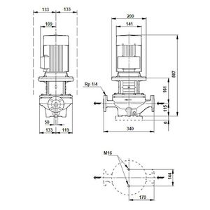 Inlinepomp TP 50-90/4-A-F-A-BQQE 400Y 50HZ