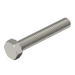 Zeskantbout M8x50mm rvs blank delt VVE=100