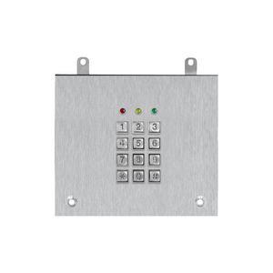 Switch RVS Code module voor panelen met 1 rij knoppen