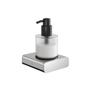 Zeepdispenser 200ml. gesatineerd glas 919917-02