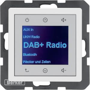 Radio Touch DAB Bluetooth berker Q.1/Q.3/Q.7 polarwit