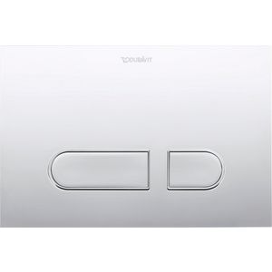 DuraSystem bedienplaat A1 v. WC kunststof chroom HGL