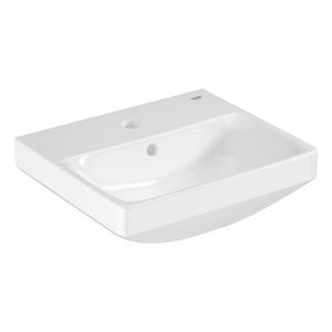 Euro Ceramic wastafel 45cm met kraagat + overloop