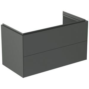 wastafelmeubel 1000x505x555mm m 2 laden matt anthracite T457