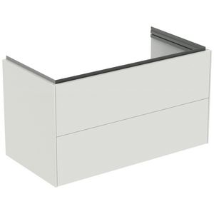 conca wastafelmeubel 1000x505x555mm m 2 laden matt white T45