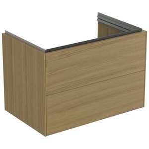 conca wastafelmeubel 800x505x555mm m 2 laden light oak T4574