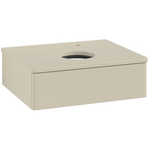 Wastafelonderkast Antao 600x190x500mm S.Grey Matt Lacquer K07050HJ