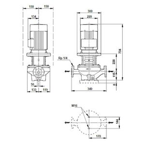 Inlinepomp TP 50-430/2-A-F-A-BQQE 400D 50HZ
