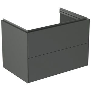 wastafelmeubel 800x505x555mm m 2 laden matt anthracite T4574