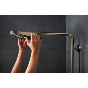 Showerpipe 260 1 straalsoort EcoSmart thermostaat brushed bronze Pulsify Puro