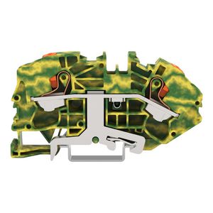 2-draads aardklem Met drukknop 16mm2 groen-geel VVE=20