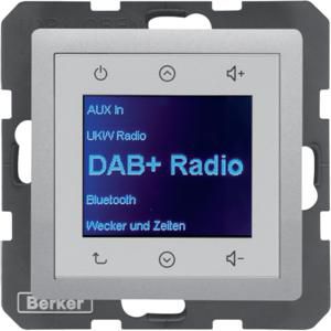 Radio Touch DAB+ berker Q.1/Q.3/Q.7 alu soft finish