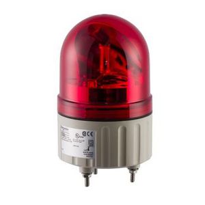 Draaiende spiegel Ø84mm 24V Rood