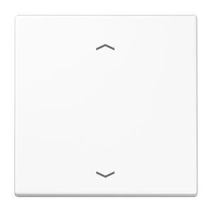 Wip LS990 alp.wit met pijl v.KNX F10 taster 1voudig
