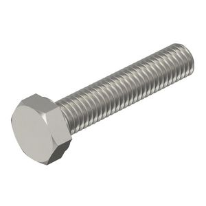 Zeskantbout M10x50mm rvs blank delt VVE=50