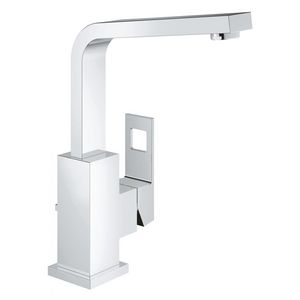 Eurocube hoge wastafelmengkraan spr.150mm chroom incl. waste