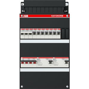 Installatiekast 7x achter 2x 30mA + K + HS 3-f