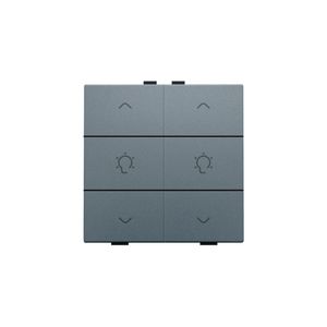 Dubbele dimbediening Home Control blue grey coated
