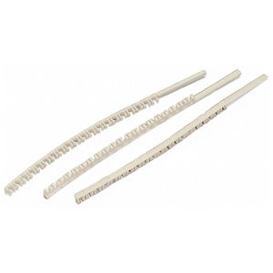 WCB-markeringsstrip 20 schildjes per strip onbedrukt VVE=10