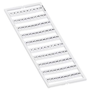 WMB-markeringskaart als kaart bedrukt wit 793-5566 VVE=5