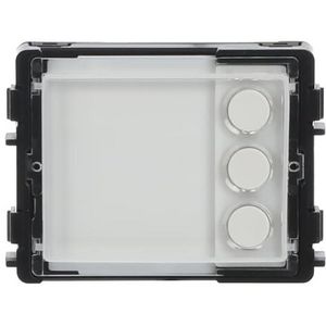 Welcome drukknop module 3 toetsen rond, met NFC/IC